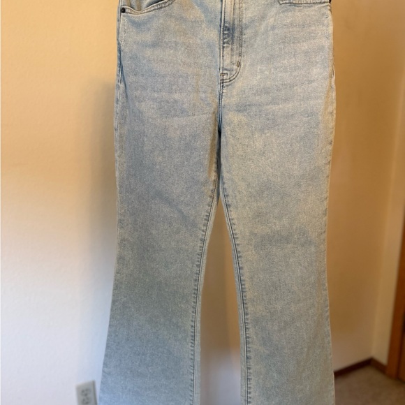 Abercrombie & Fitch Pants - Abercrombie & Fitch Sky Blue Ultra High-Rise‎ Jeans Bell Bottom